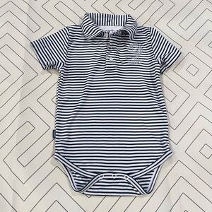 Garb Striped Polo Onesie Dell Golf Tournament